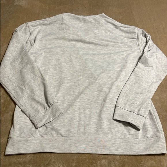 Gray 'Mama Life' Quarter-Zip Pullover - Picture 2 of 3